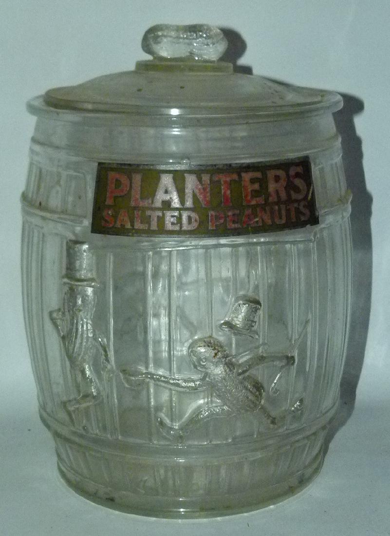 PLANTERS PEANUT COUNTER TOP GLASS JAR (1 of 5)