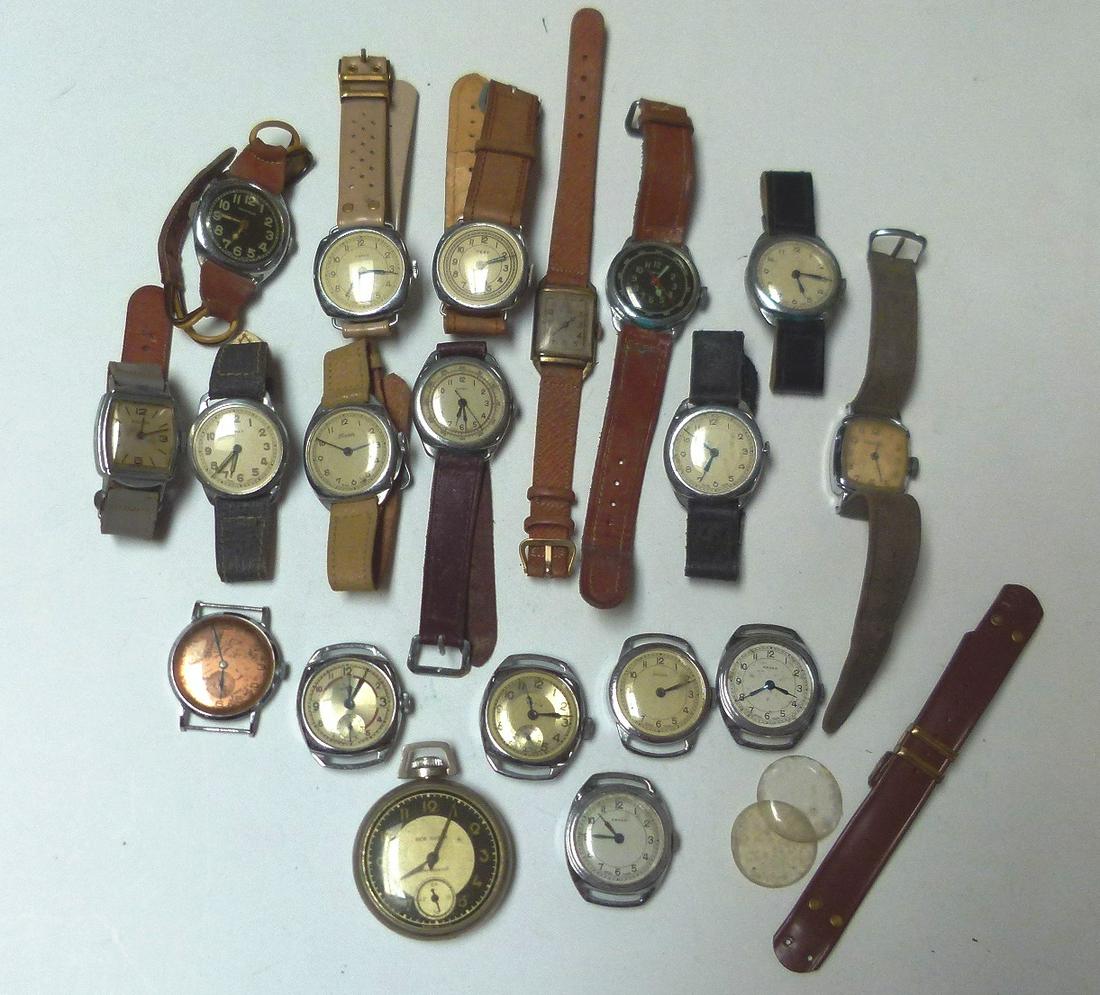 ASSORTED VINTAGE WATCHES/POCKET WATCHES (1 of 13)