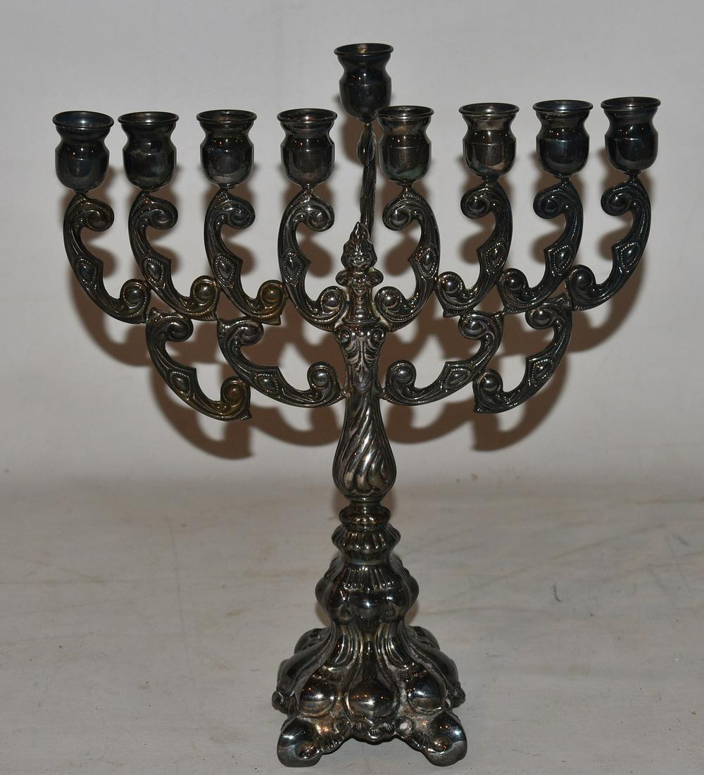FINE REPOSSE STERLING MENORAH HALLMARKED 935 (1 of 6)