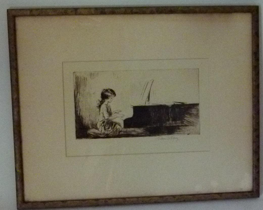 ETCHING PRACTICE SIGNED EILEEN SOYER, ED. LIMITED (1 of 10)