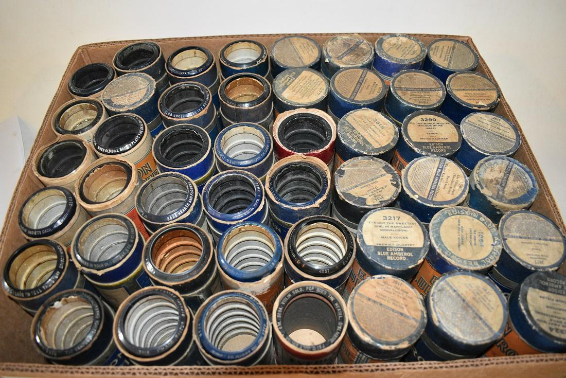 (92) EDISON CYLINDER RECORDS (W/OTHERS) 4 MIN. (1 of 6)