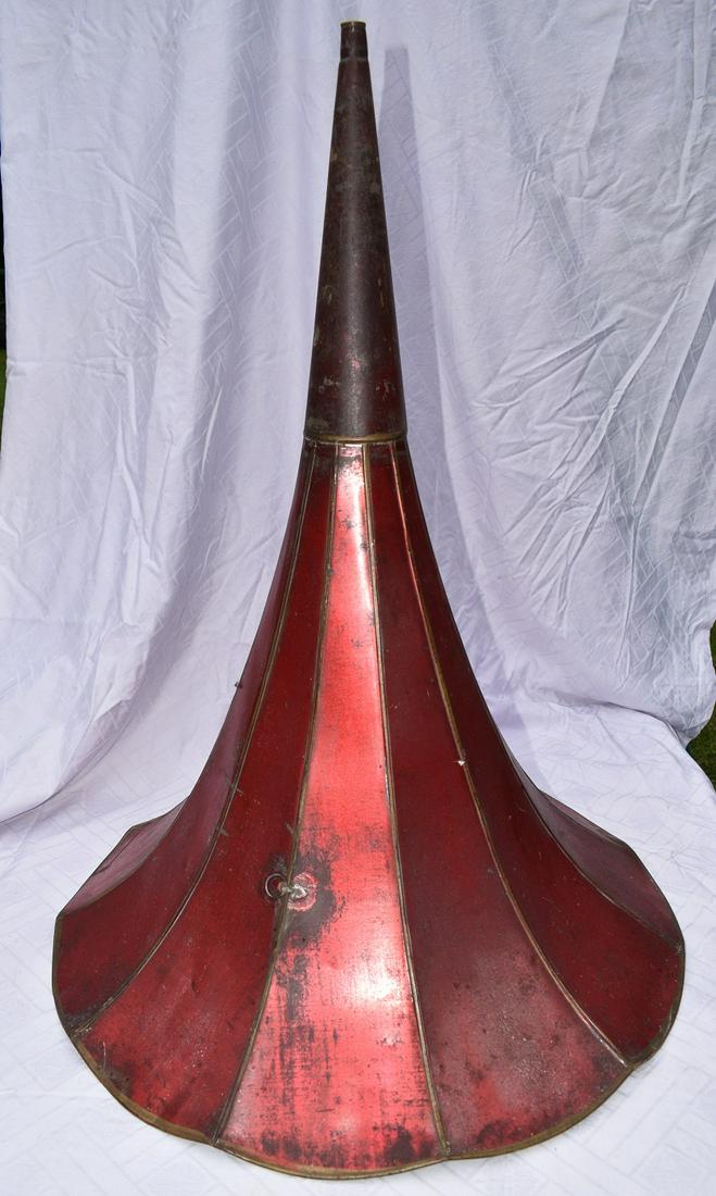 VINTAGE 11 PANEL PHONO HORN MORNING GLORY (1 of 7)