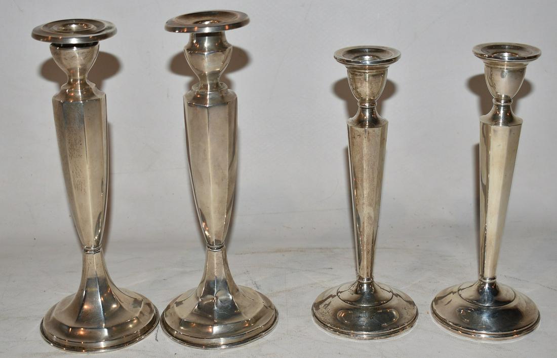 (2)AMER STER SILVER CANDLESTICKS, WEIGHTED (1 of 11)