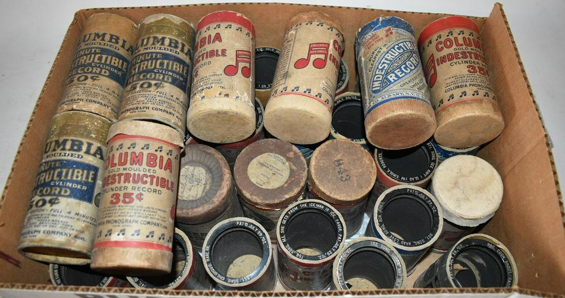 (33) COLUMBIA 2 & 4 MIN. CYL. RECORDS (RARE) (1 of 6)