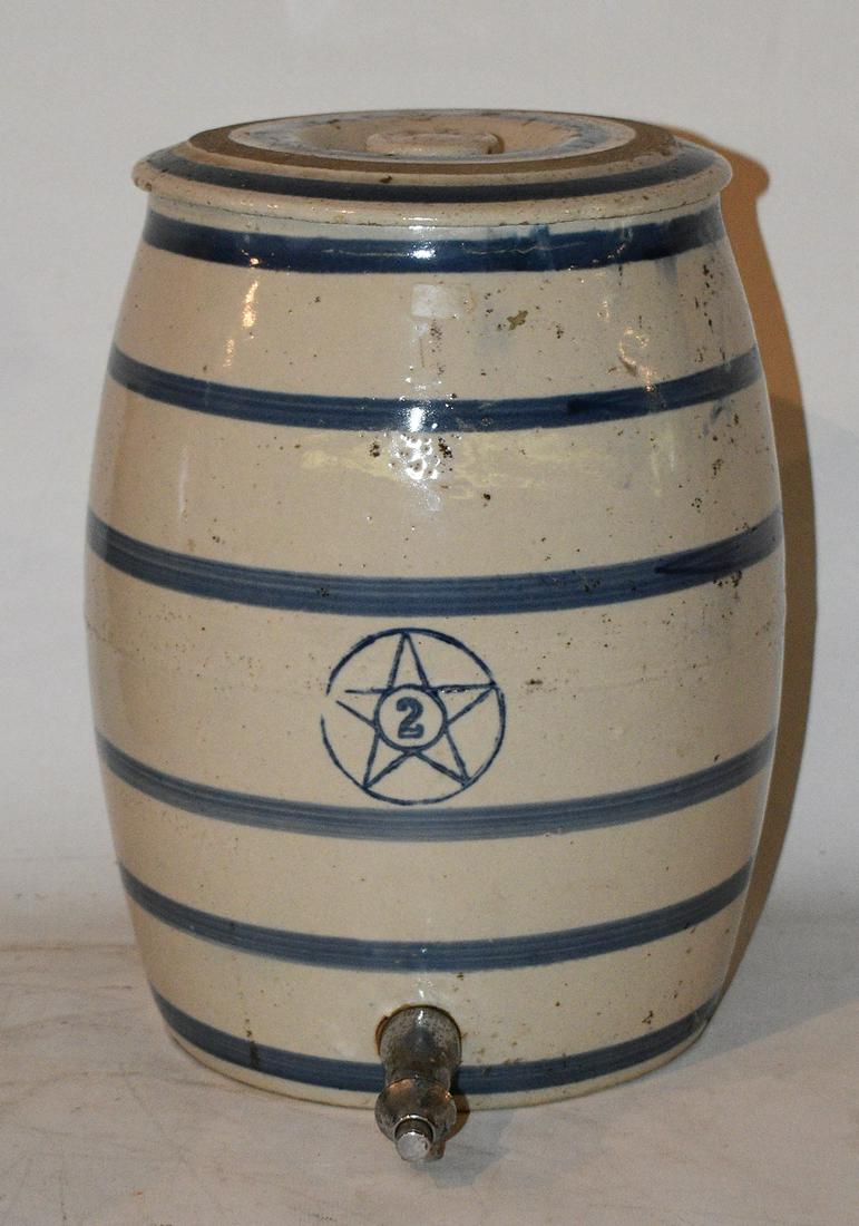 COUNTRY STONEWARE 2 GAL. WATER COOLER (1 of 12)