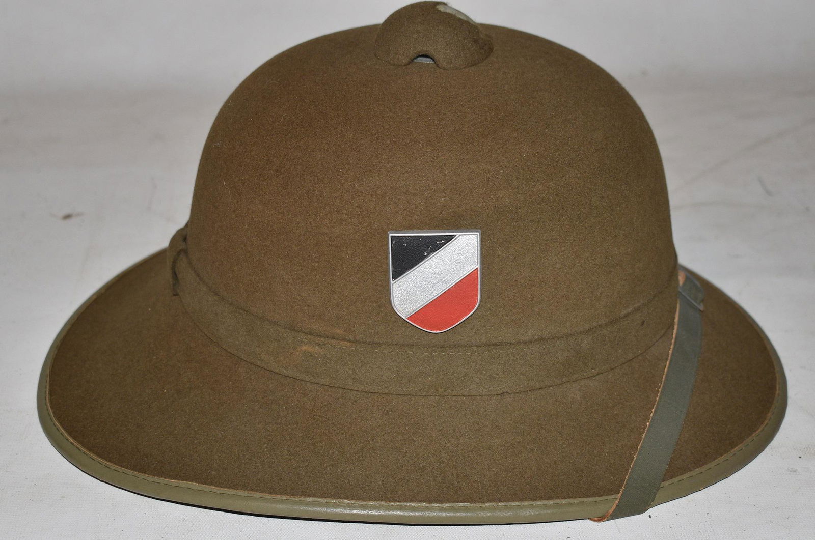 WWII GERMAN PITH HELMET (STAMPED JHS #55-1942) (1 of 6)