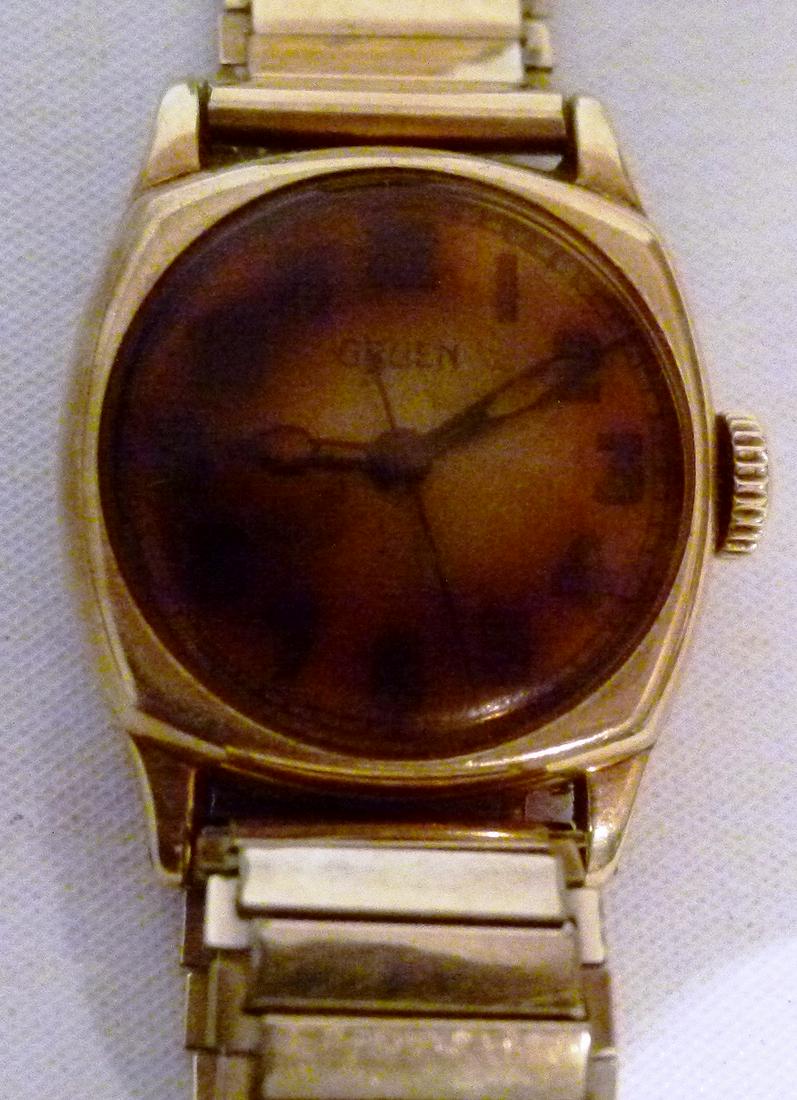 14K GOLD GRUEN WATCH W/ DEPLOYMENT CLASP (1 of 10)
