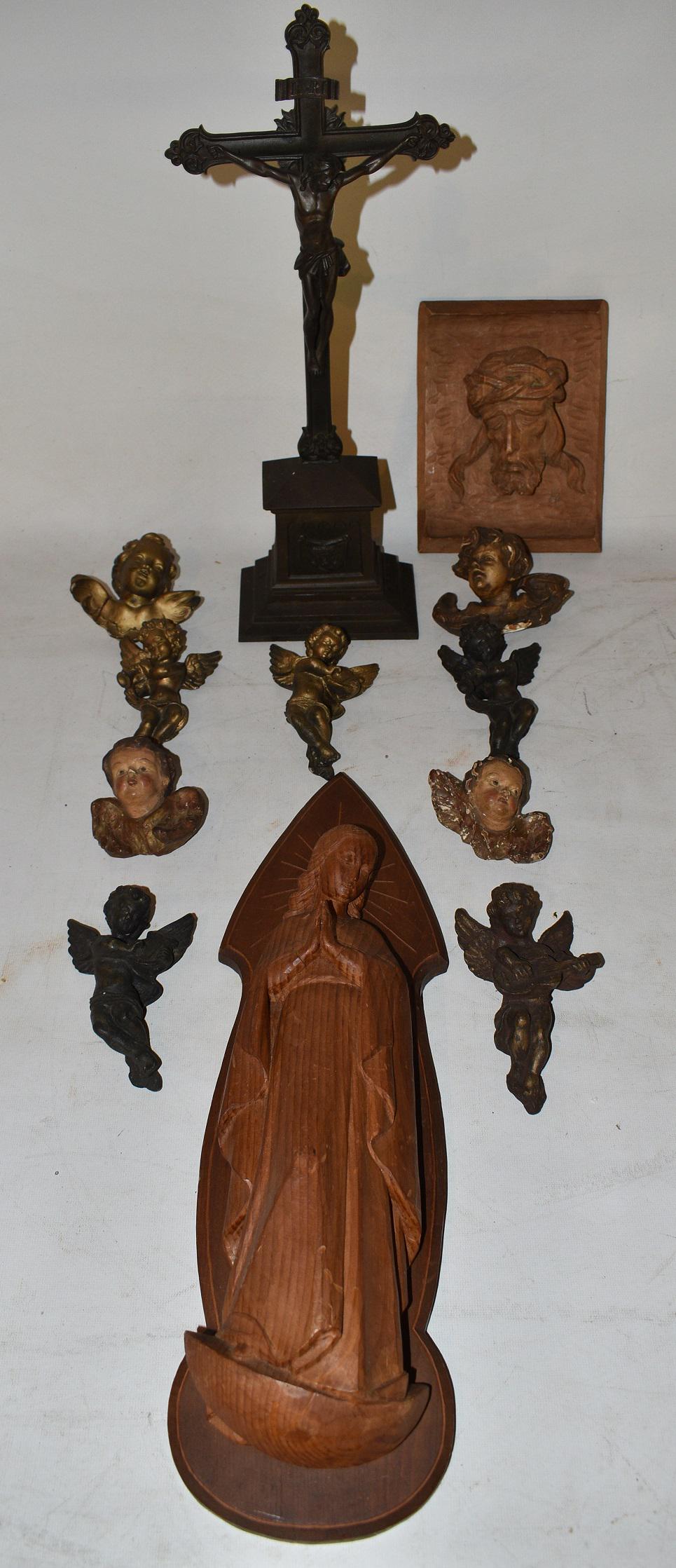 LOT ASSORTED RELIGIOUS FIGURES, 19/20TH C. (1 of 13)