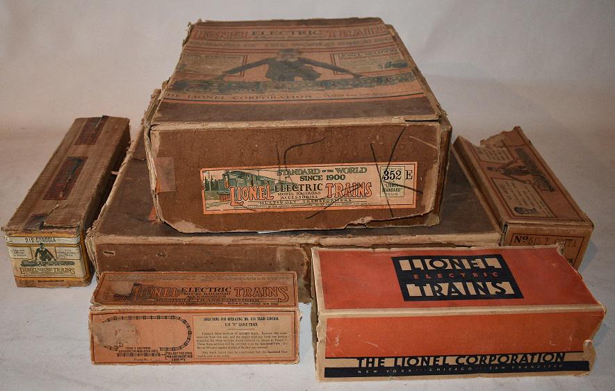 LOT ORIGINAL LIONEL TRAIN SET BOXES (BOXES ONLY) (1 of 13)