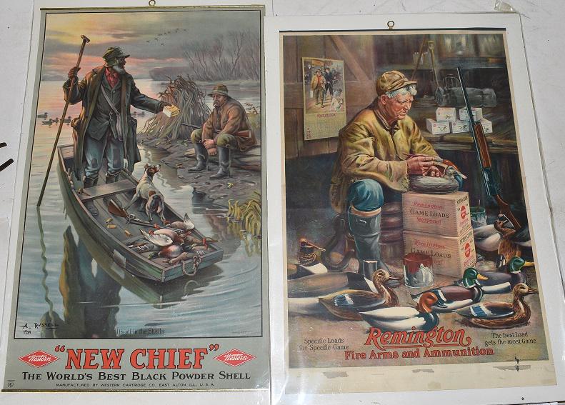 (2) AD. CALENDAR POSTERS INCL REMINGTON FIREARMS (1 of 8)