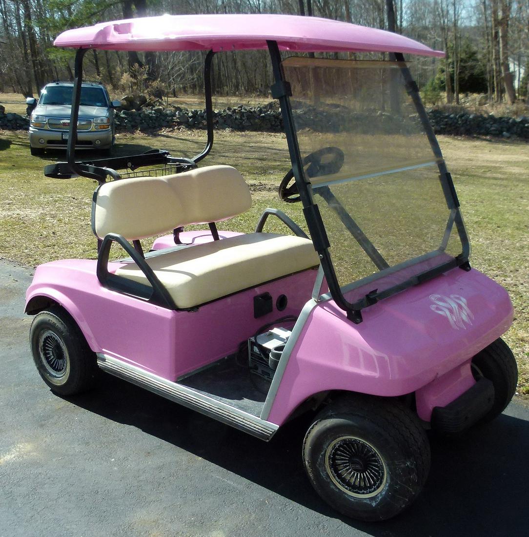 CLUB CAR GOLF CART (BREAST CANCER SPECIAL EDITION) (1 of 12)