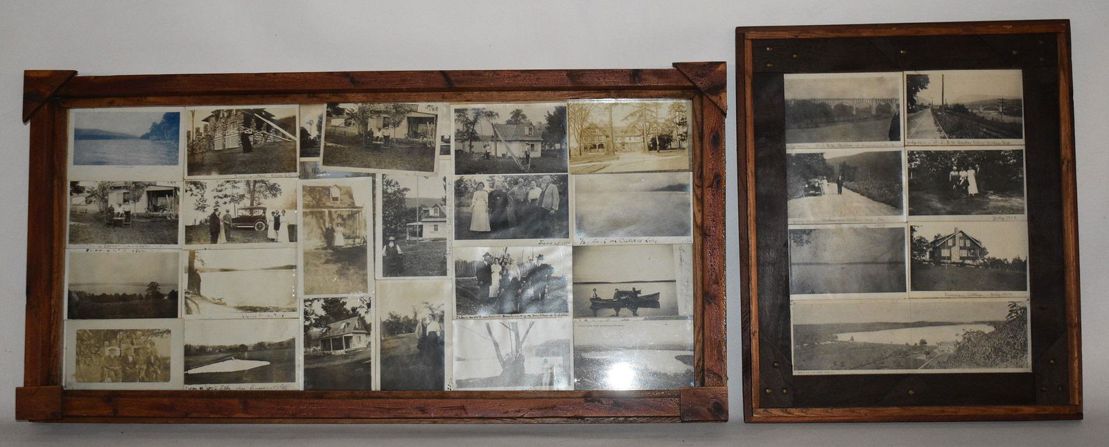 FRAMED POSTCARDS INCL. SUSSEX NJ, DELAWARE GAP (1 of 17)