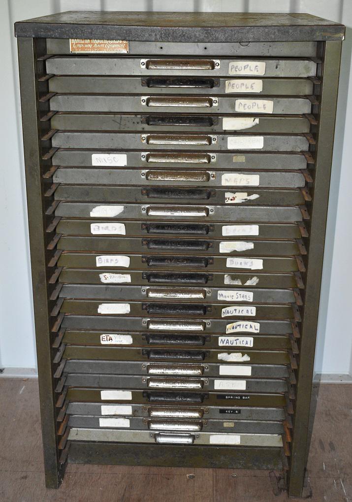 HAMILTON INDUSTRIAL 24 DRAWER STEEL CABINET (1 of 7)