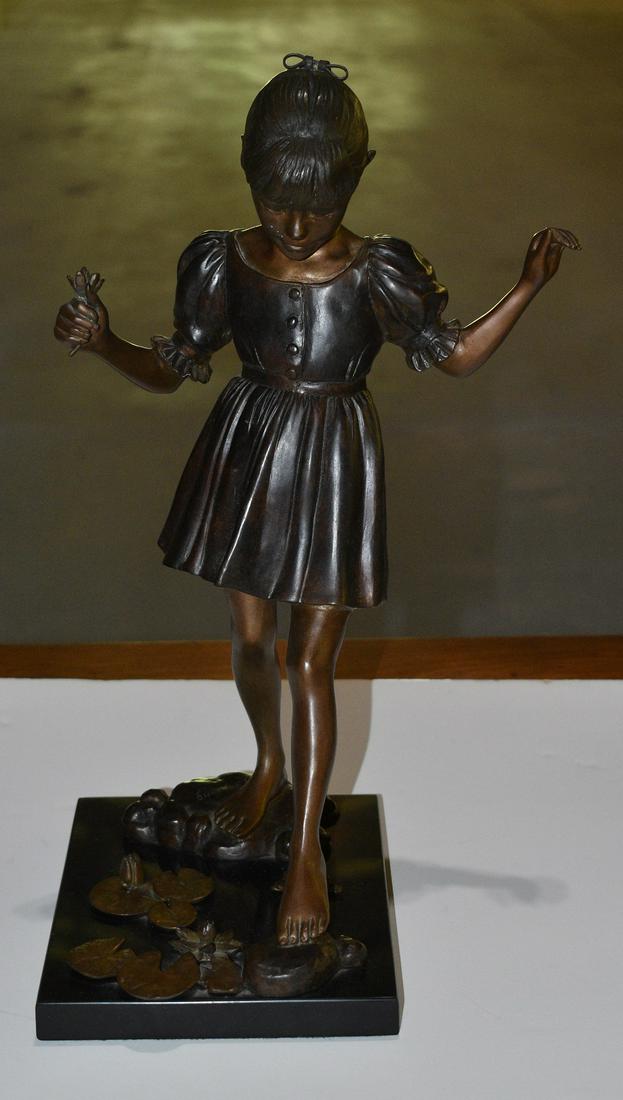 BRONZE FIGURE SIGNED A. SEHRING, 20TH C. (1 of 12)