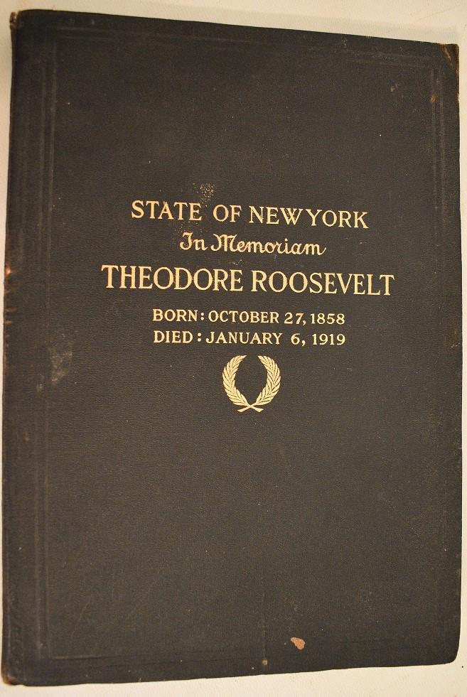 THEODORE ROOSEVELT MEMORIAM BOOK W/ NOTE (1 of 8)