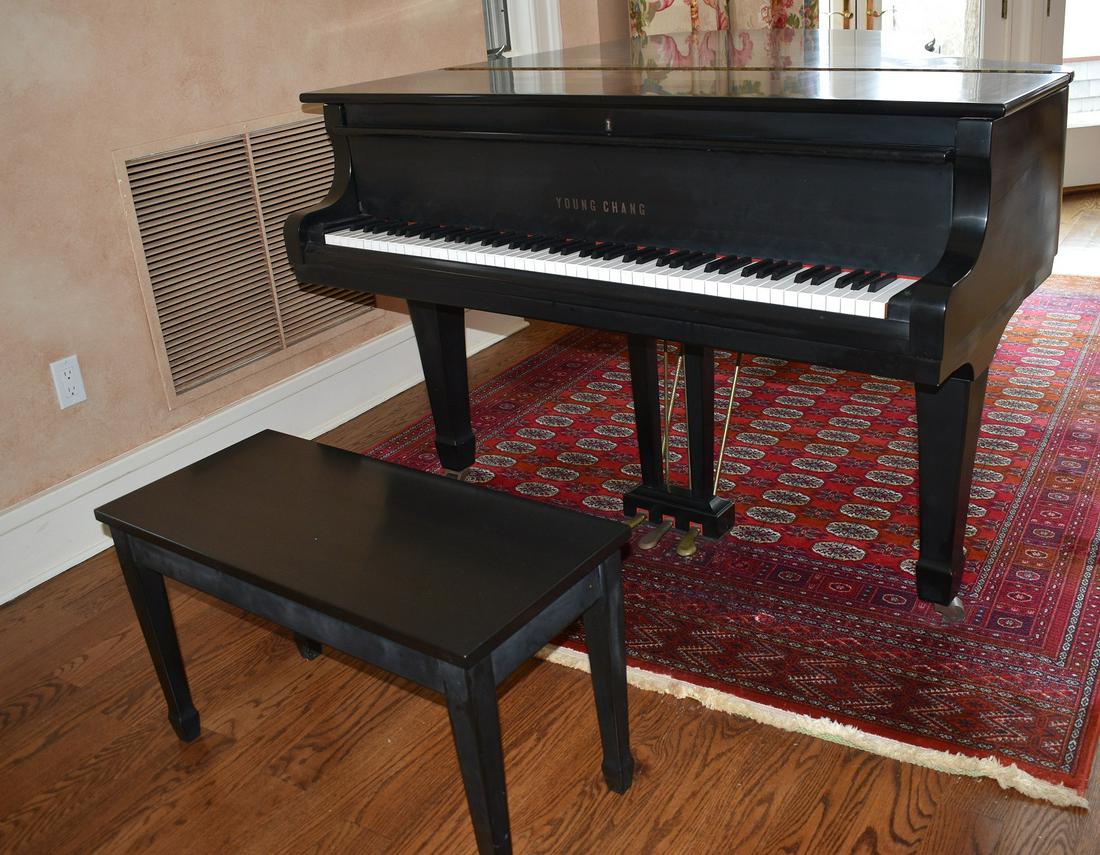 YOUNG CHANG BABY GRAND PIANO, SER. # , MODEL #G-81: YOUNG CHANG BABY GRAND PIANO, SER. # , MODEL #G-81