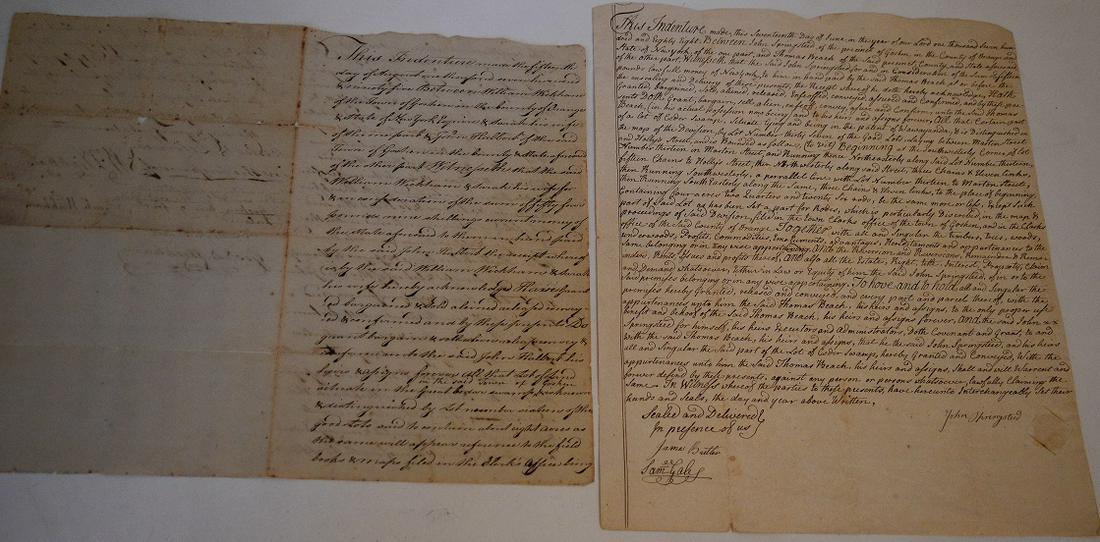 LOT (2) EARLY INDENTURES INCL. GOSHEN, NY (1 of 17)