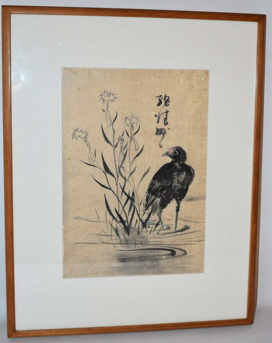 JAPANESE W/C BIRD, 20TH C. (1 of 11)