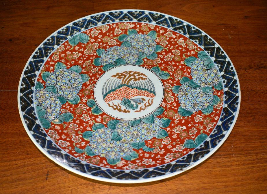 JAPANESE ARITA WARE CHARGER, 19TH C. (1 of 7)