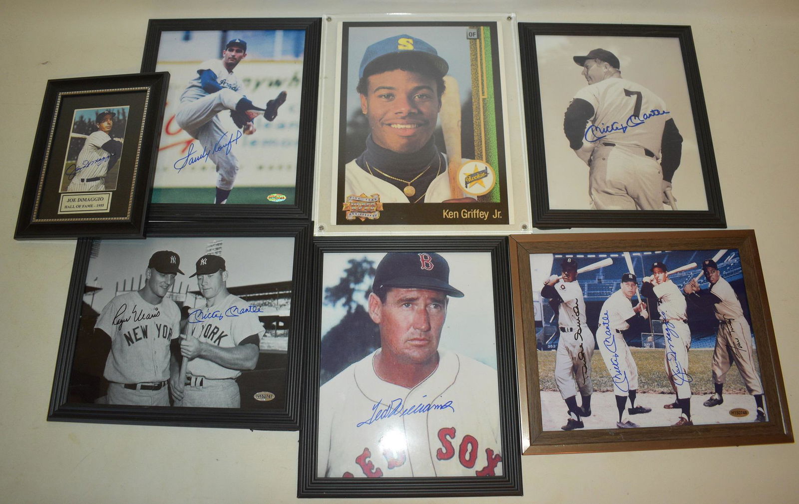 (7) INCL. JOE DIMAGGIO, SANDY KOUFAX, TED WILLIAMS (1 of 16)