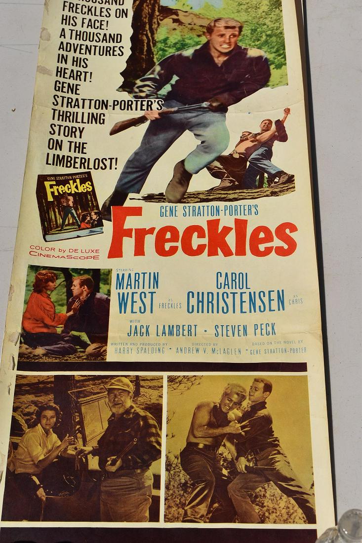 (7) VINT. MOVIE POSTERS INCL. "FRECKLES", FUNNYGIRL" (1 of 20)