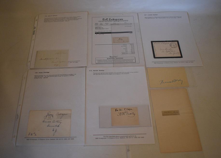 (8) AUTOGRAPHS INC. JOHN QUINCY ADAMS (1 of 17)