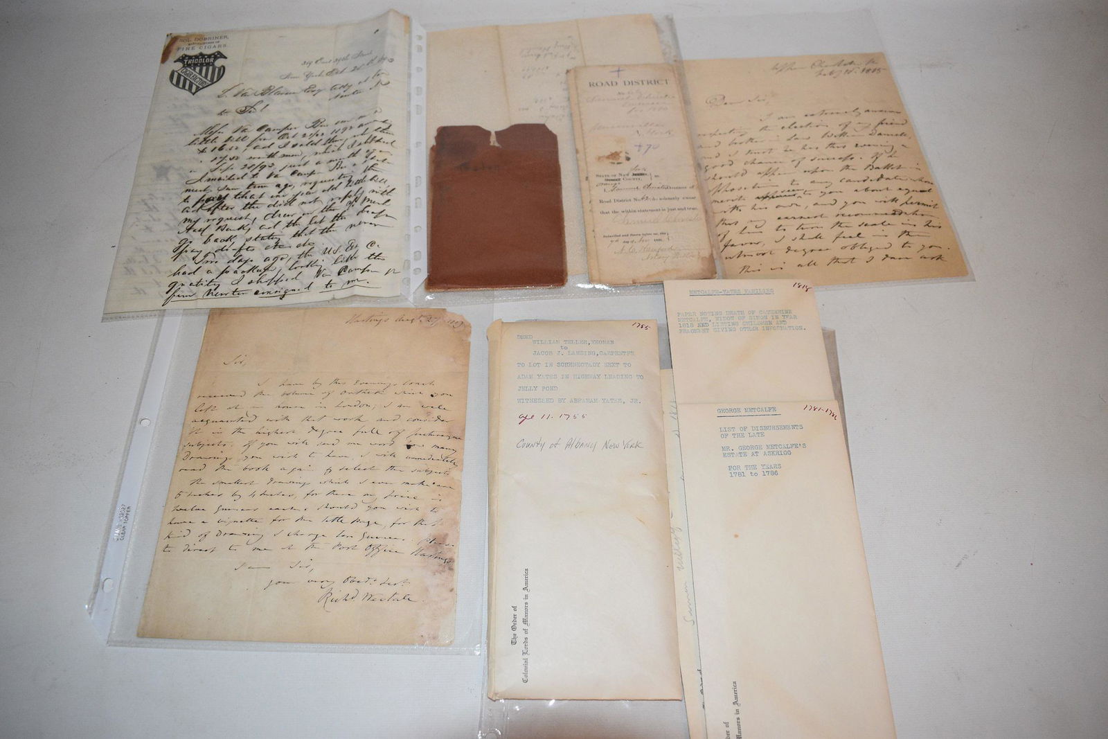 LOT ASST. EARLY PAPER INCL. DEED 1755, UNIONVILLE (1 of 12)