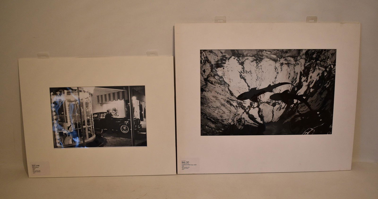 2 GELATIN SILVER PHOTOGRAPHS INCL. GIBSON, FEVRE: LOT (2) GELATIN SILVER PHOTOGRAPHS INCL. RALPH GIBSON, GEORGES FEVRE, 1966/89, LARGEST 12 1/2" X 19"