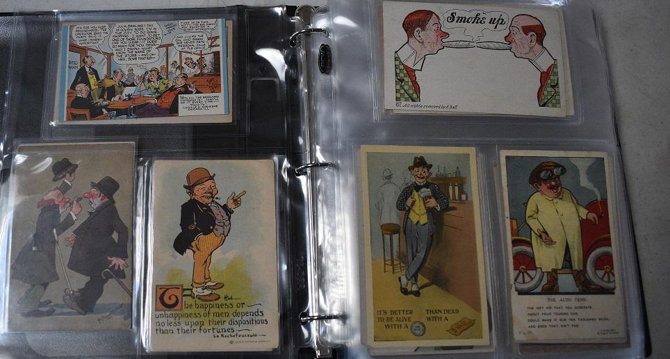 APPROX. 162 ASST. COMIC POSTCARDS, 20TH C. (1 of 20)