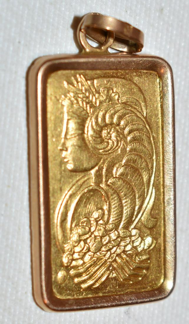 5 GRAM GOLD INGOT 999.9 PURE SUISSE, WEIGHT 6 GRAMS (1 of 5)