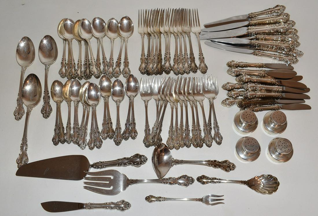 SERVICE (12) REED & BARTON "SPANISH BAROQUE" PATTERN (1 of 19)