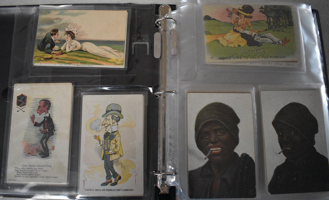 APPROX. 152 ASST. CIGARETTE POSTCARDS, 20TH C. (1 of 20)