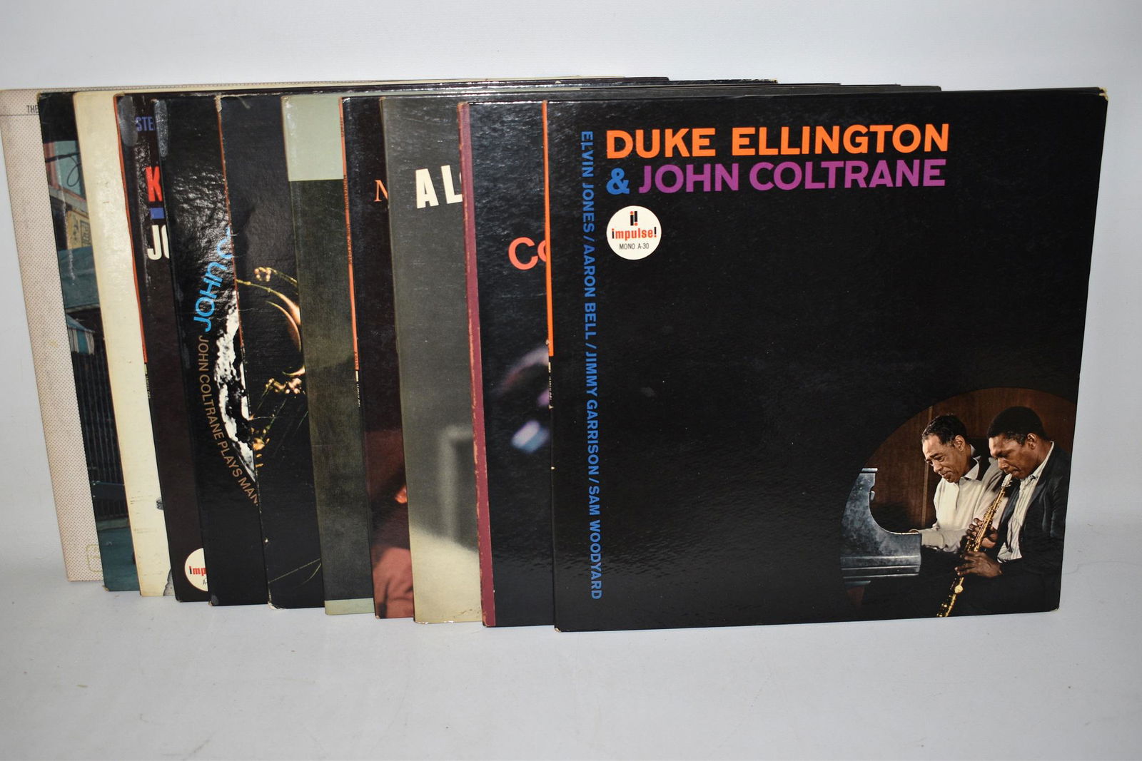 11 VINT. JAZZ LP'S, ALL JOHN COLTRANE (IMPULSE RECORDS (1 of 12)