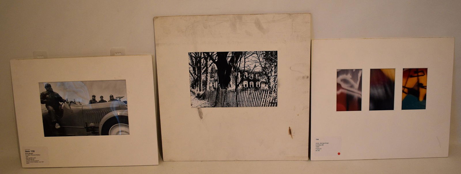 3 GELATIN SILVER PHOTOGRAPHS INCL. BERGER, JAMGOCHIAN (1 of 12)