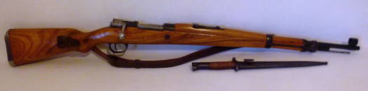 YUGO M48 8MM MAUSER RIFLE W/ BAYONET, BEZ OZNAKE