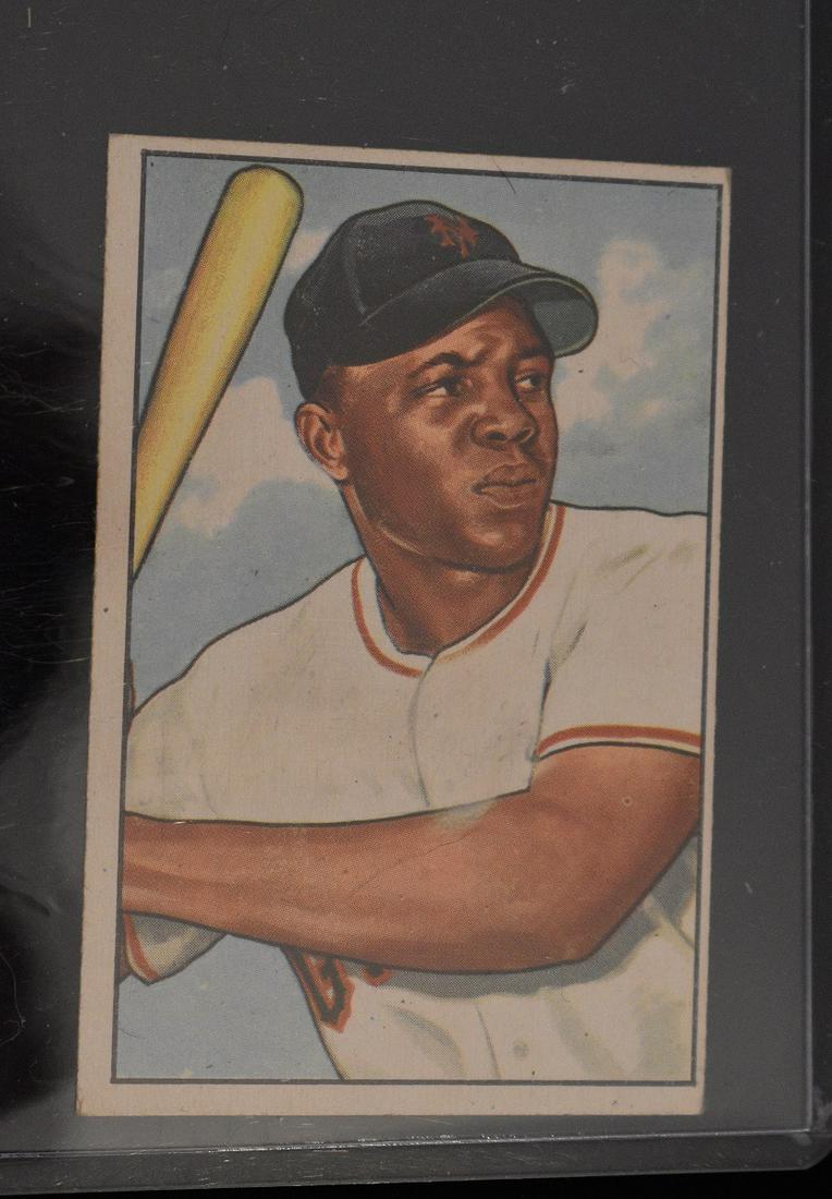 BOWMAN 1952 WILLIE MAYS BASEBALL CARD #218 (1 of 4)