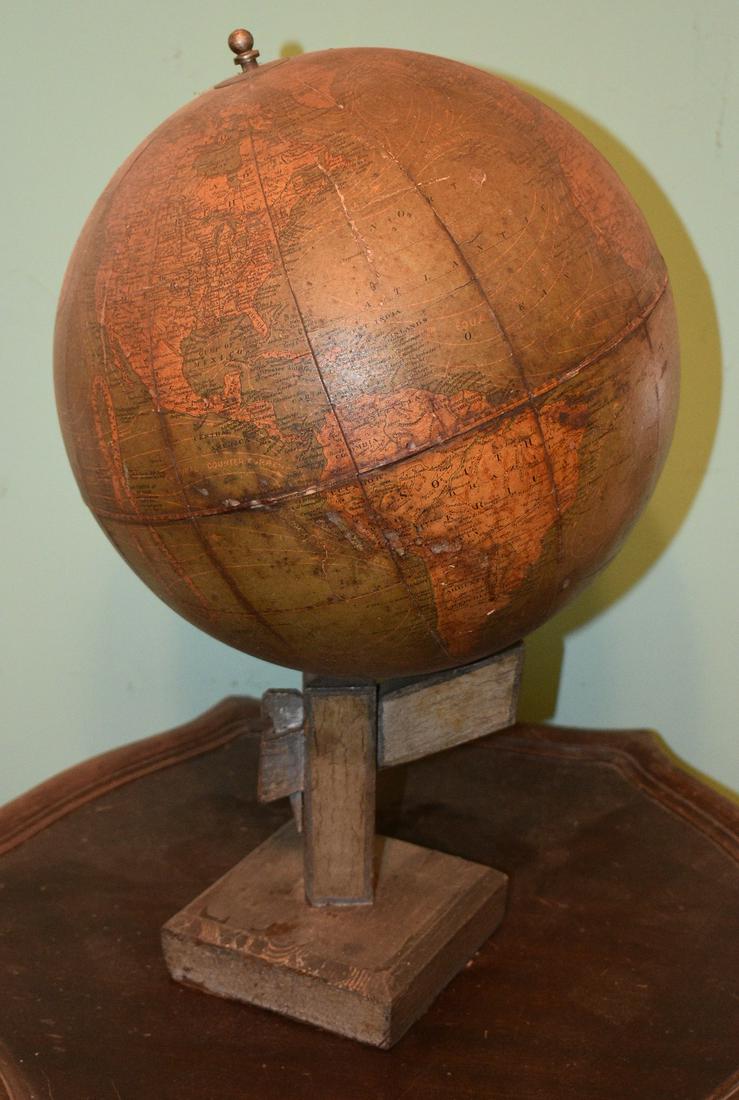 WEBER COSTELLO TERRESTRIAL GLOBE, 19TH C. (1 of 8)
