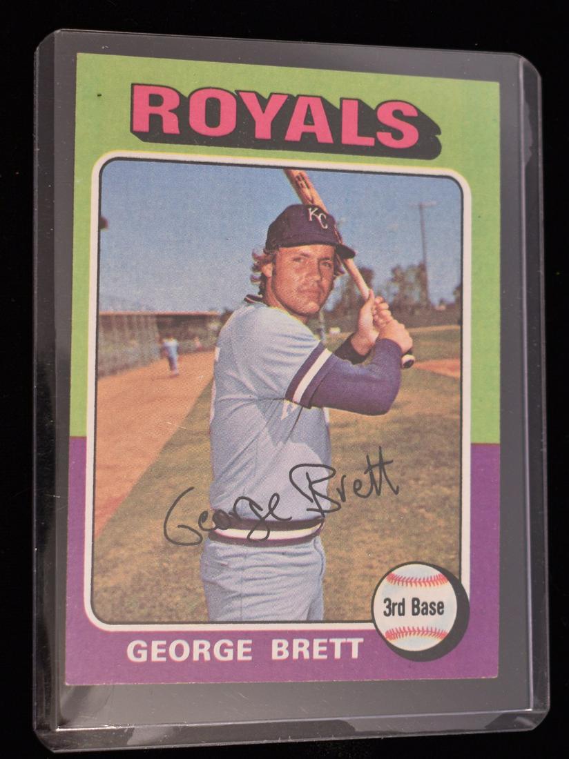TOPPS 1975 GEORGE BRETT ROOKIE CARD #228 (1 of 4)