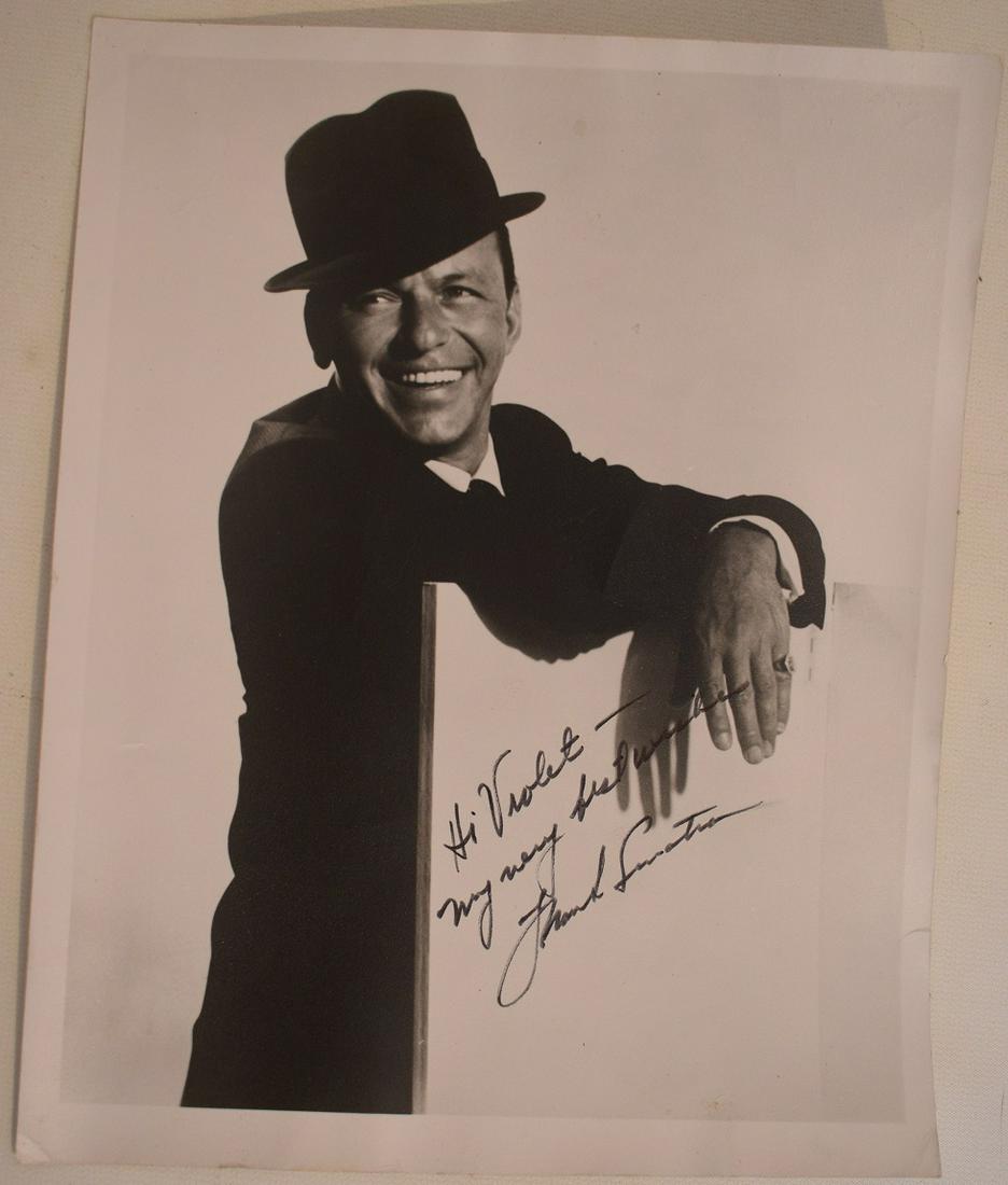 VINTAGE AUTOGRAPHED PHOTO FRANK SINATRA INSCRIBED (1 of 4)
