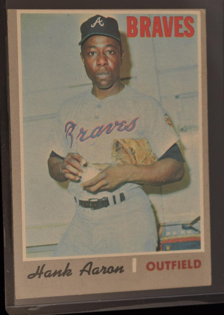 TOPPS 1969/70 HANK AARON BASEBALL CARD #500 (1 of 3)