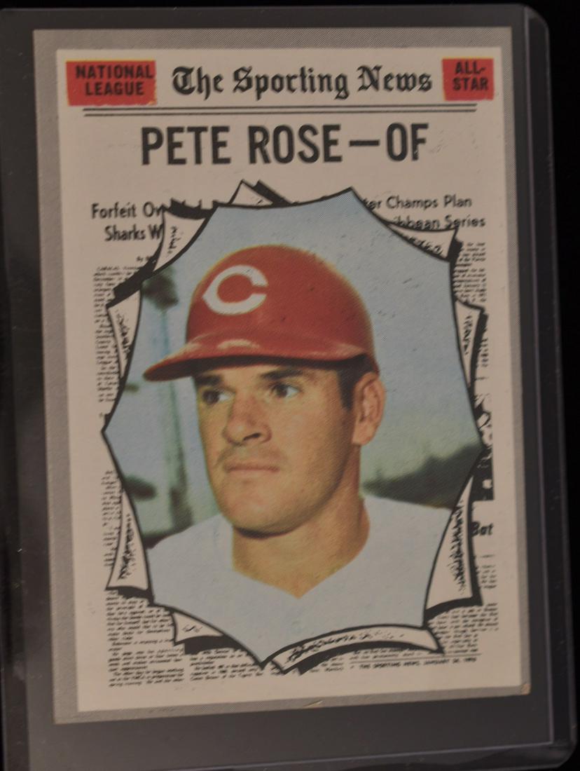 TOPPS 1969/70 PETE ROSE BASEBALL CARD #458 (1 of 3)
