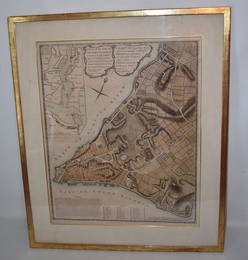 H/C ENGRAVING PLAN OF THE CITY OF NEW YORK, C. 1775/76