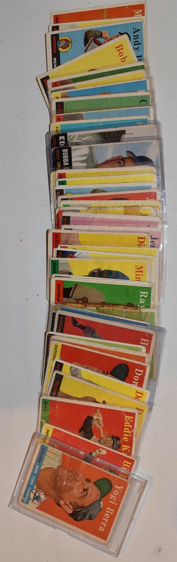 LOT (56) 1953 TOPPS BASEBALL CARDS (GOOD TO VERY GOOD) (1 of 4)