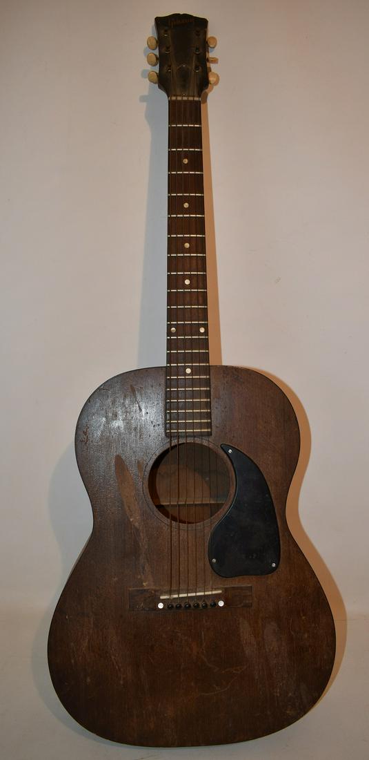 VINTAGE GIBSON GUITAR MODEL L-O ALL MAHOGANY C. 1940/50 (1 of 10)