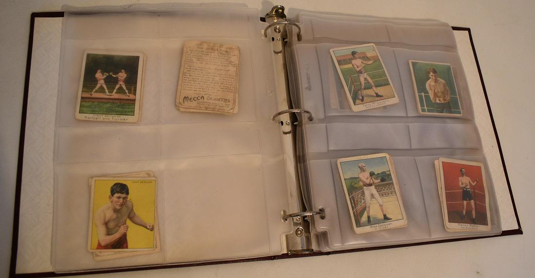 APPROX. 127 SPORTS CARDS INCL. BOXING, GOLF, BILLIARDS: APPROX. 127 ASSORTED SPORTS CARDS INCL. BOXING, GOLF, BILLIARDS, BOWLING COLLAGE & UNIVERSITY CARDS, C. 1915/20