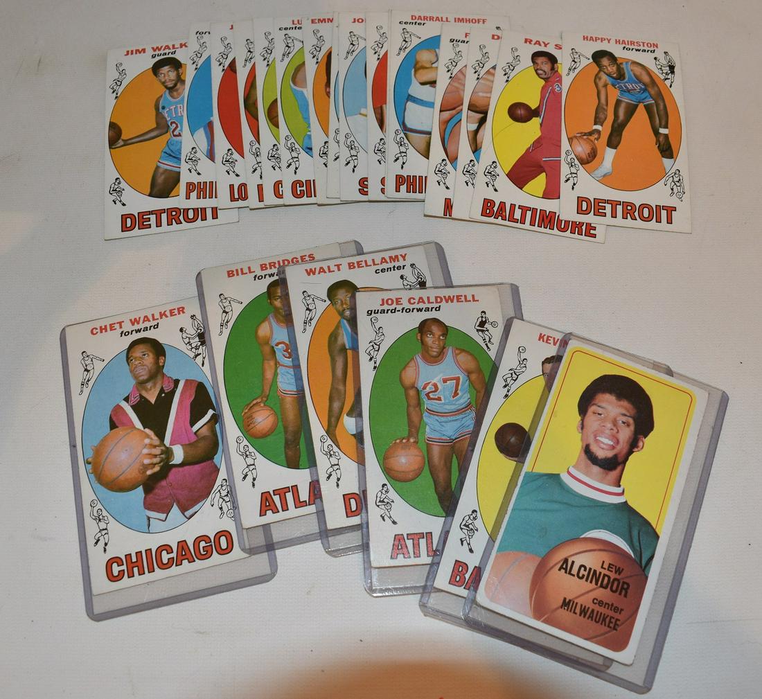 LOT (23) 1969/70 TOPPS BASKETBALL CARDS (EXCELLENT- (1 of 9)