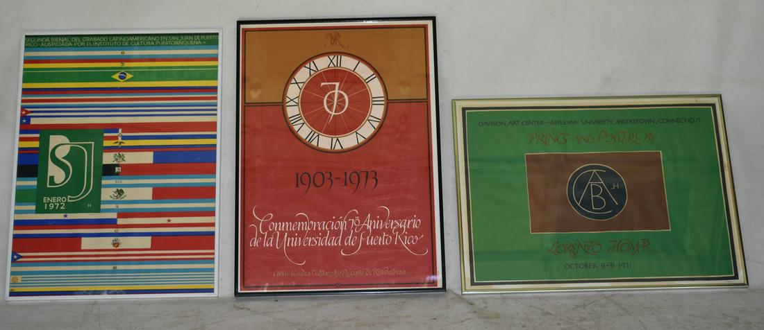 3 PRINTS/POSTERS 70TH ANNIV./1972 INST./1971 POSTERS (1 of 12)