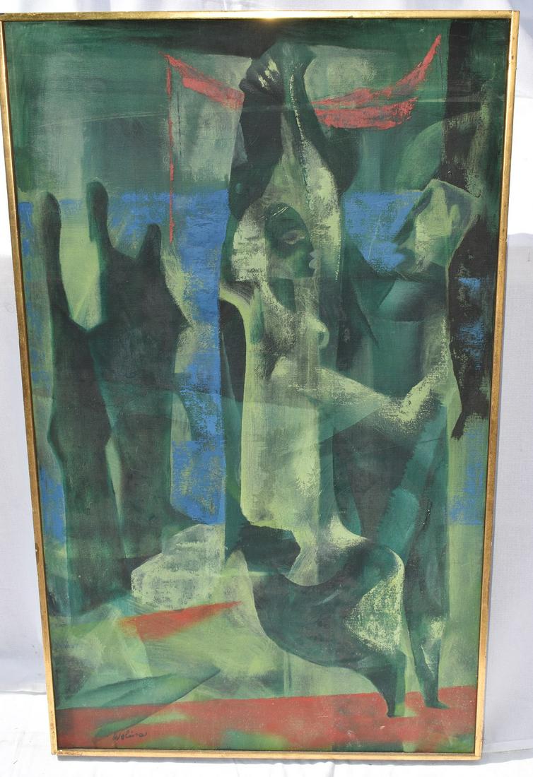 O/C "BENEATH THE HUPPAH" SIGNED JOE WOLINS (1 of 10)