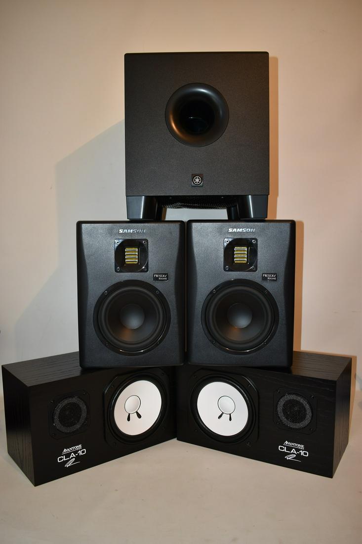 5 ASSORTED SPEAKERS INCL. YAMAHA MOD. HS8S, SAMSON RXA6 (1 of 7)