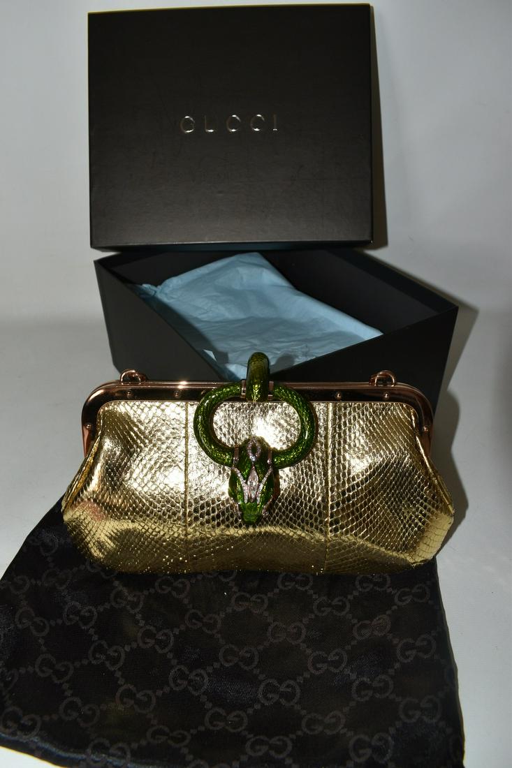 Gucci purse snake clasp sale